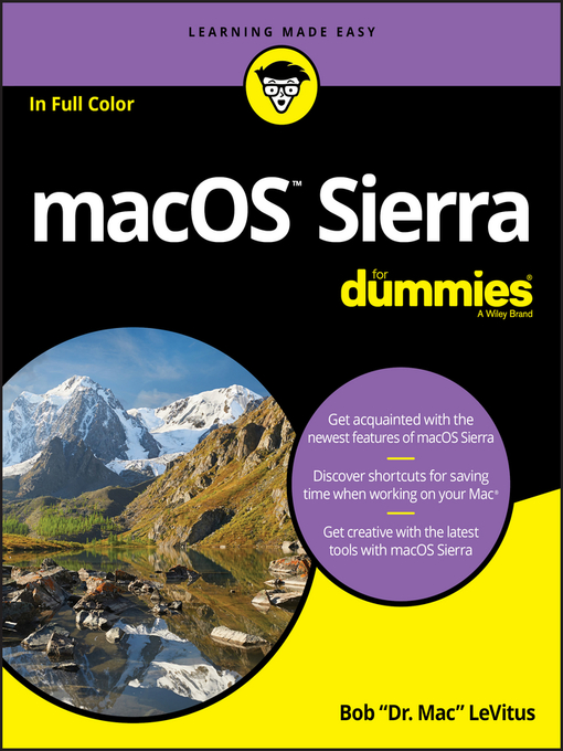 Title details for macOS Sierra For Dummies by Bob LeVitus - Wait list